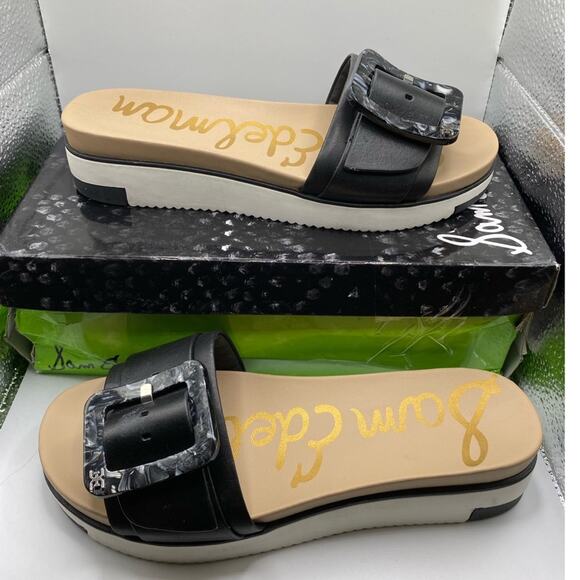 Sam Edelman Ariane Platform Sandal Black 6.5 NWB Blogger Favorite - Picture 4 of 5